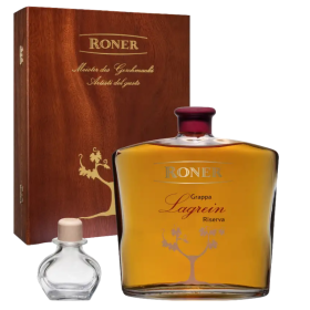 Grappa-Lagrein-Riserva-Roner-Distillerie-cassa-legno-cl.70